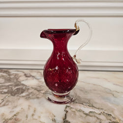 Vintage Venetian Ruby Glass Jug/Vase | Antique & Vintage | Moonee Ponds Antiques | Australia Wide Delivery