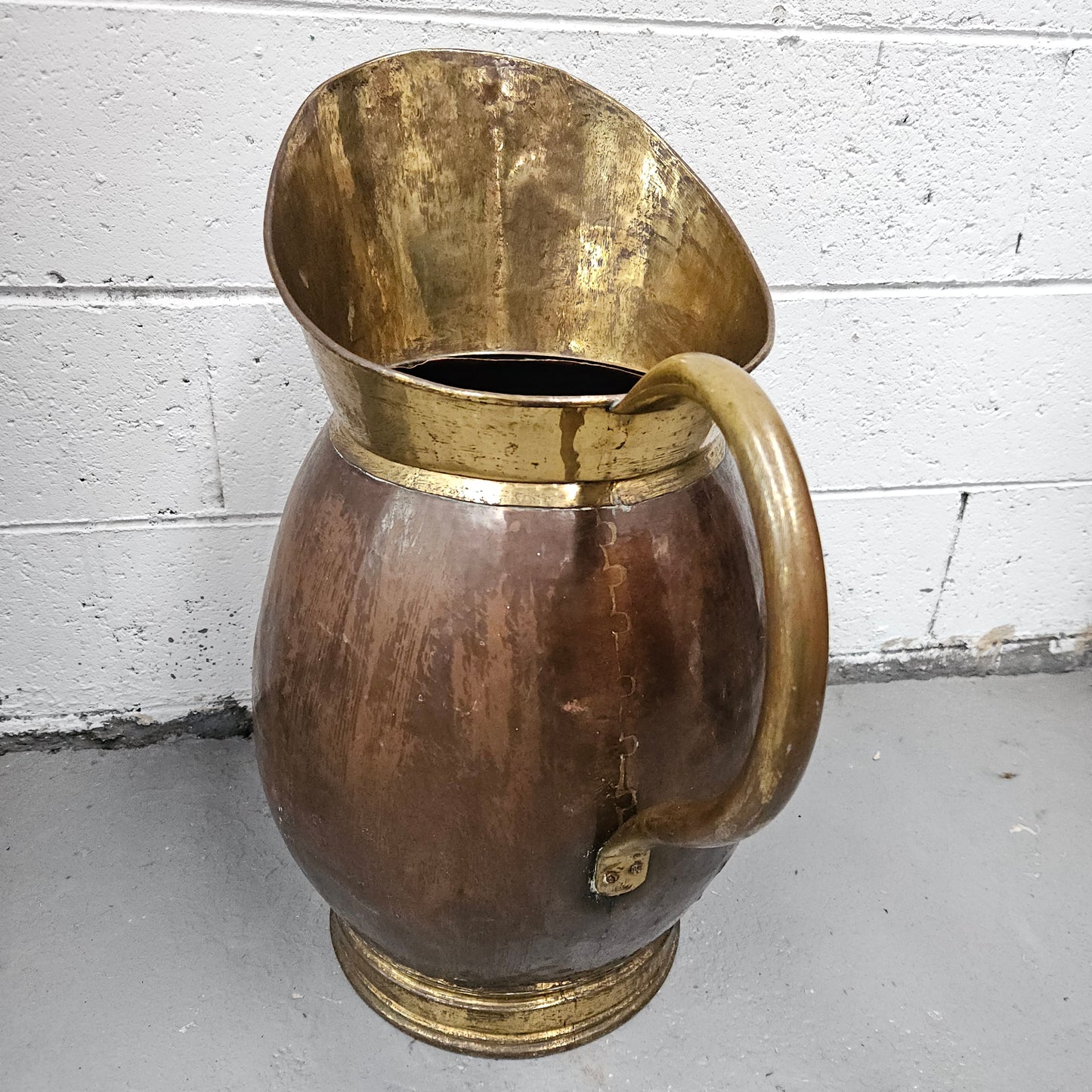 Large French Copper Jug