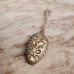 Victorian English Silver Plated Berry Spoon