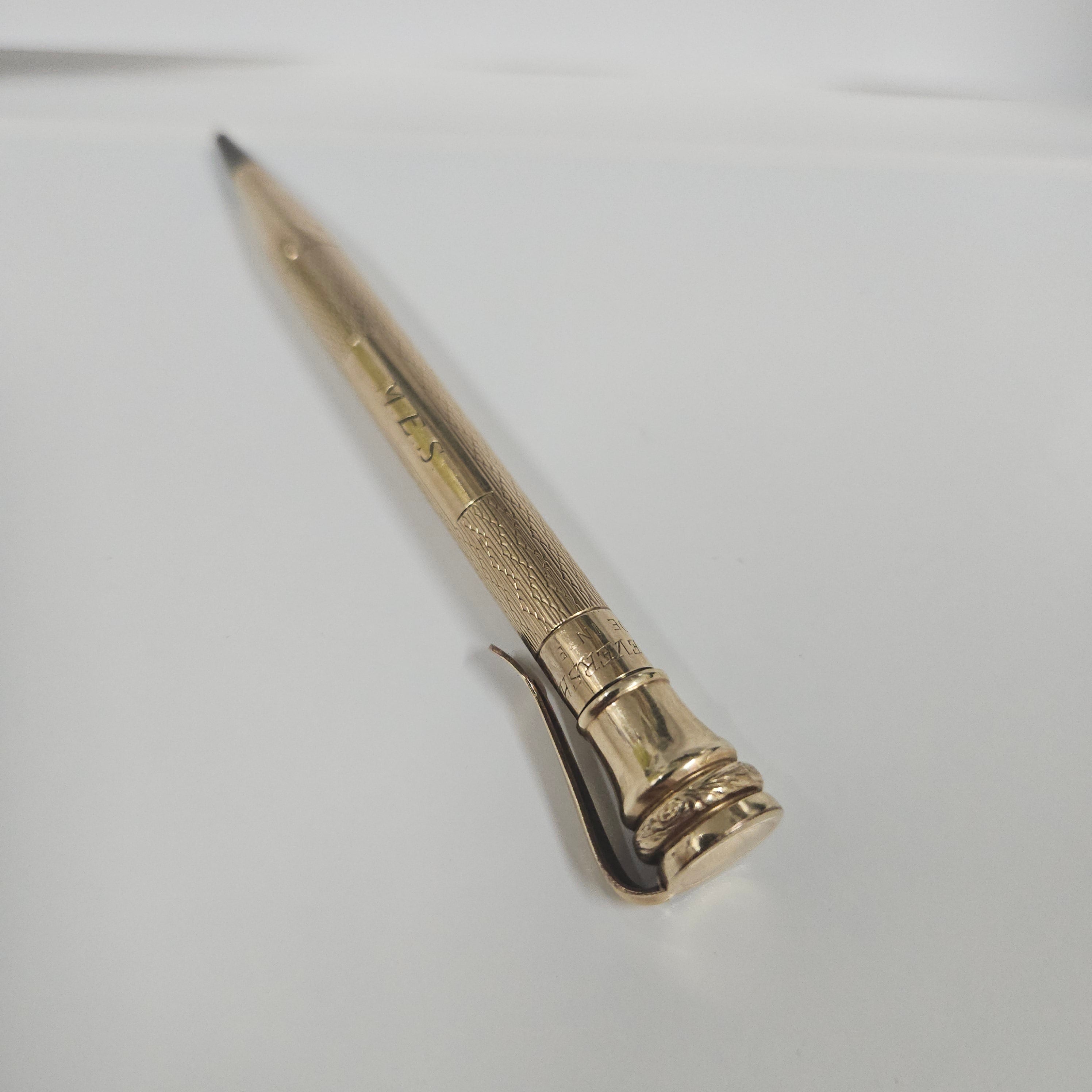 Antique Eversharp 9 Carat Gold Propelling Pencil | Antique & Vintage | Moonee Ponds Antiques | Australia Wide Delivery