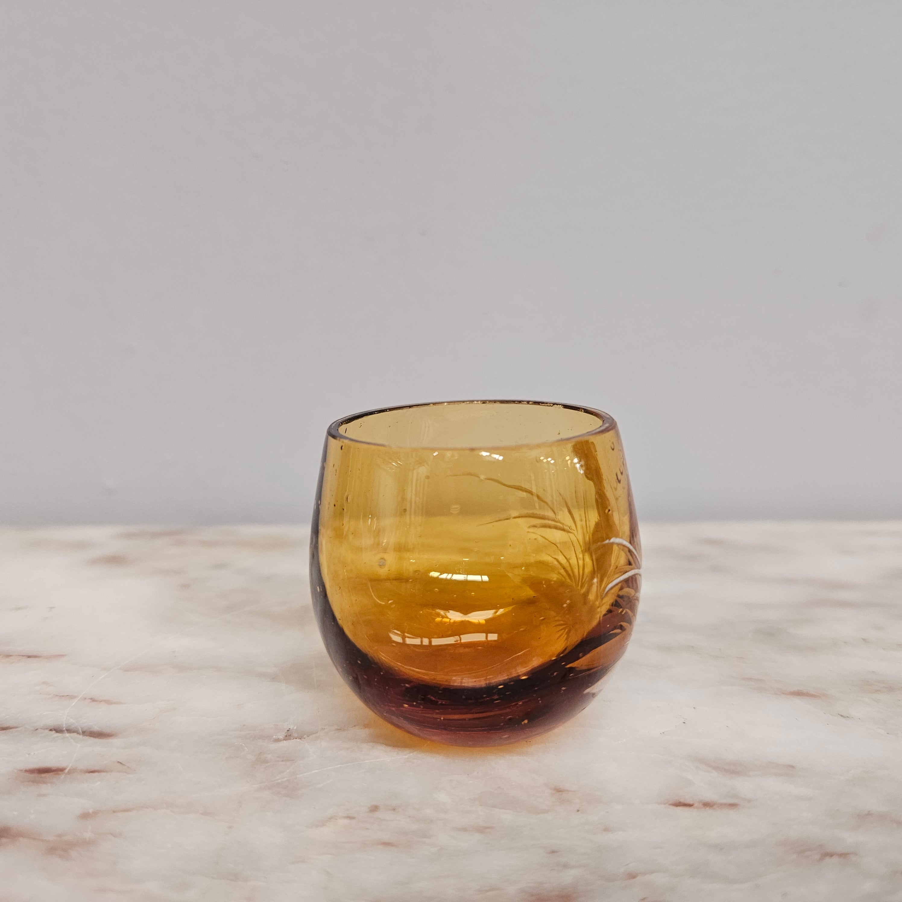 Vintage Mary Gregory Salt