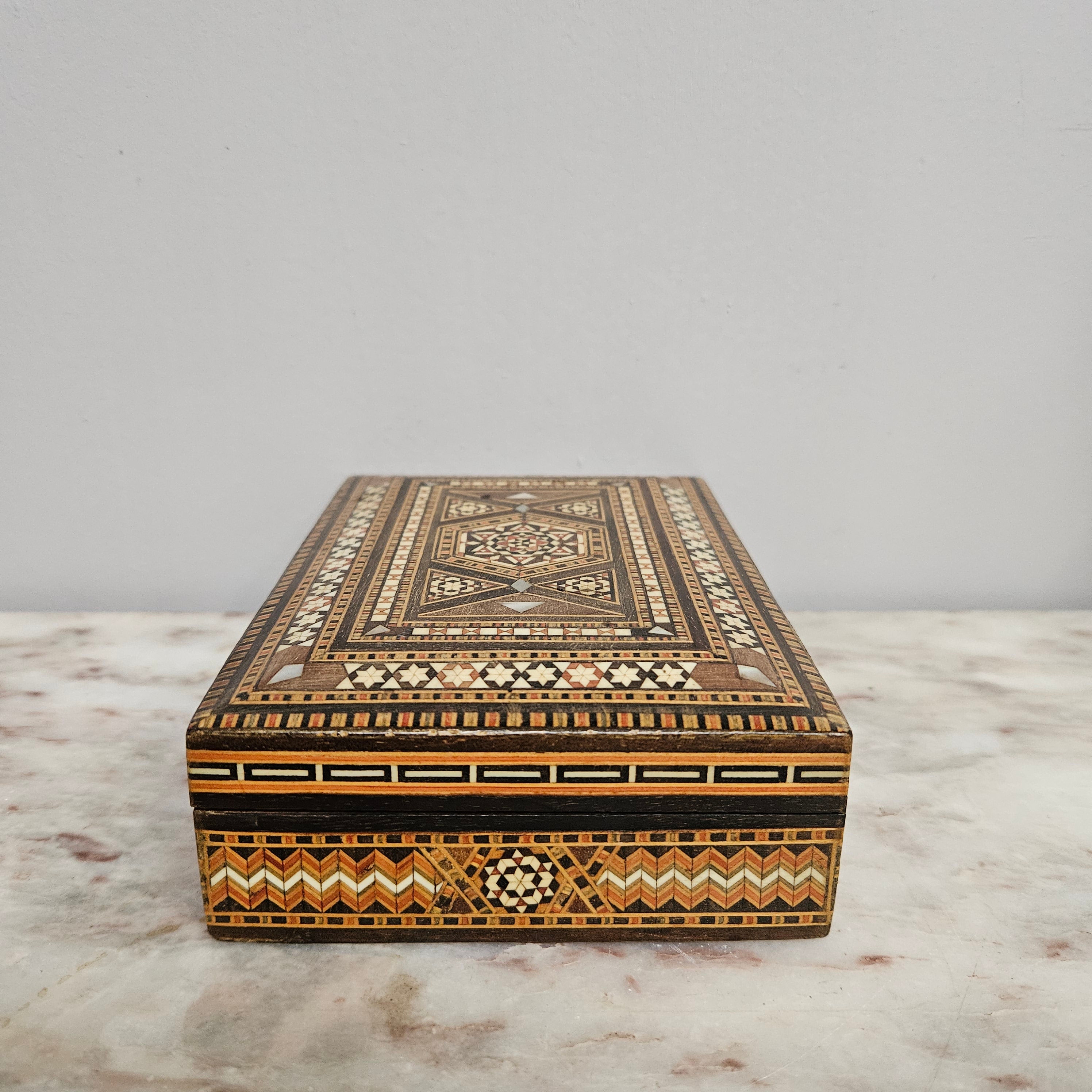 Vintage Syrian Inlaid Trinket/Jewellery Box | Antique & Vintage | Moonee Ponds Antiques | Australia Wide Delivery