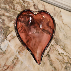 Leaf Shaped Hand Blown Glass Bowl | Antique & Vintage | Moonee Ponds Antiques | Australia Wide Delivery