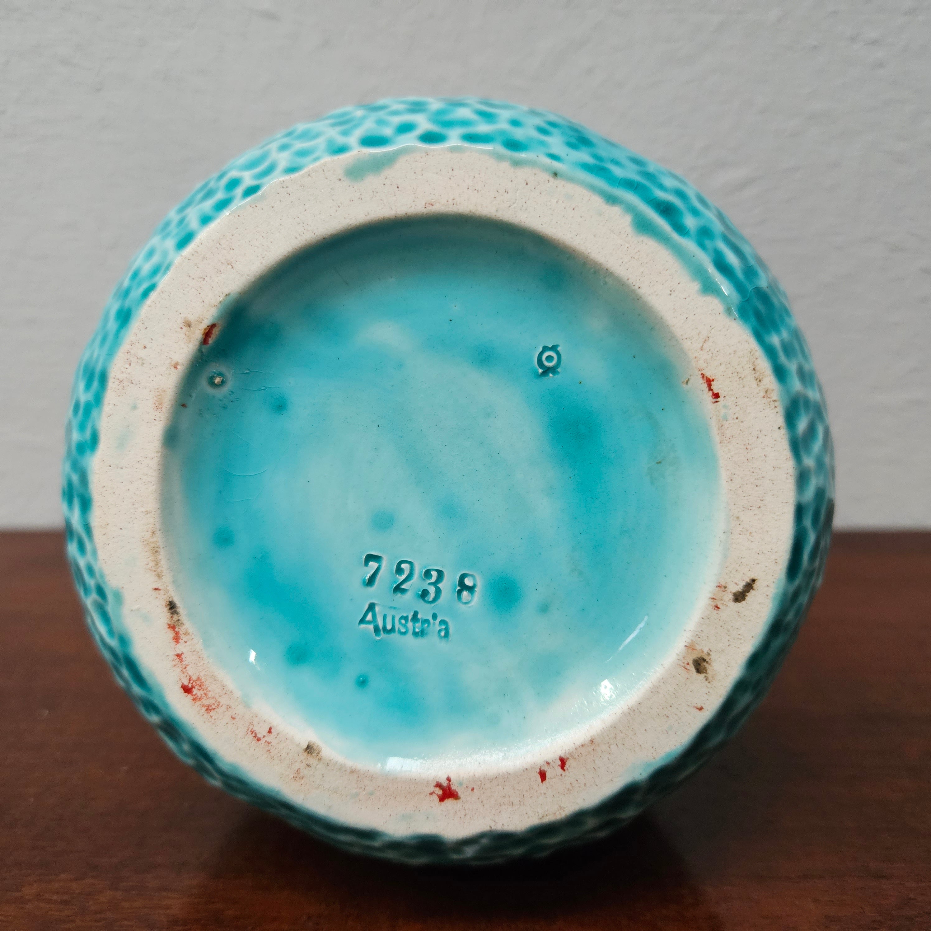 Lovely Blue/Green Austria Vase | Antique & Vintage | Moonee Ponds Antiques | Australia Wide Delivery