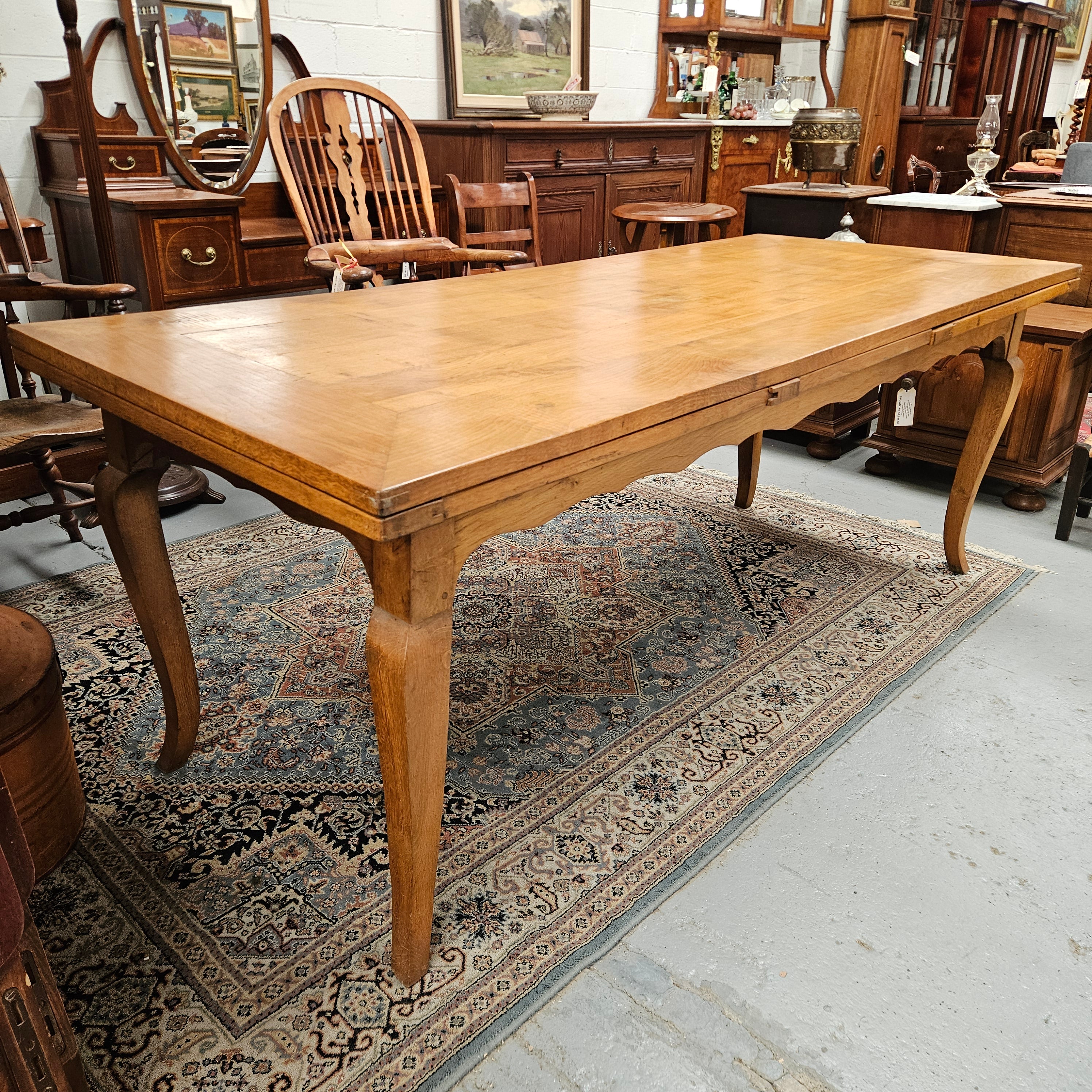 Antique Louis XV Farmhouse Extension Table