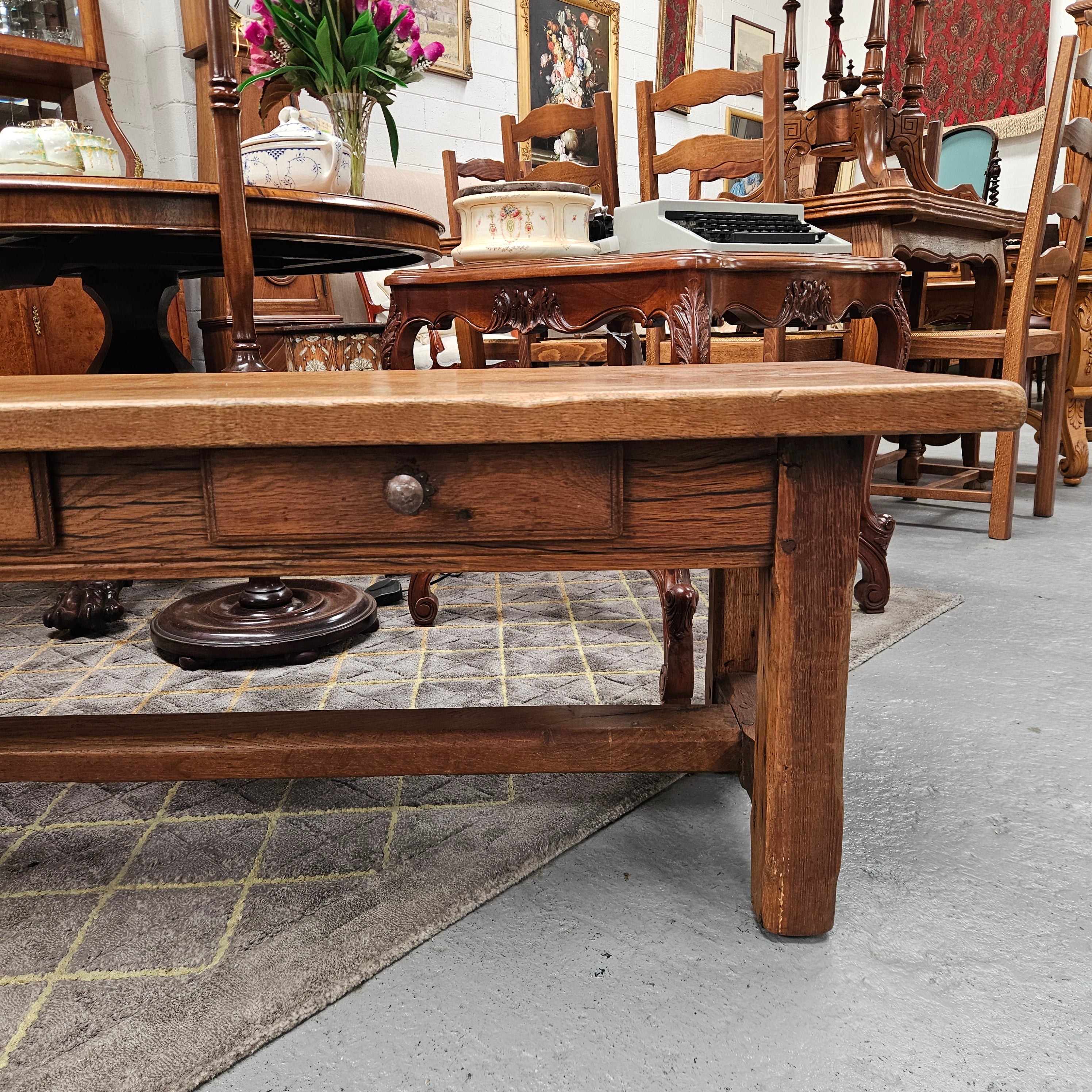 French Oak Coffee Table | Antique & Vintage | Moonee Ponds Antiques | Australia Wide Delivery