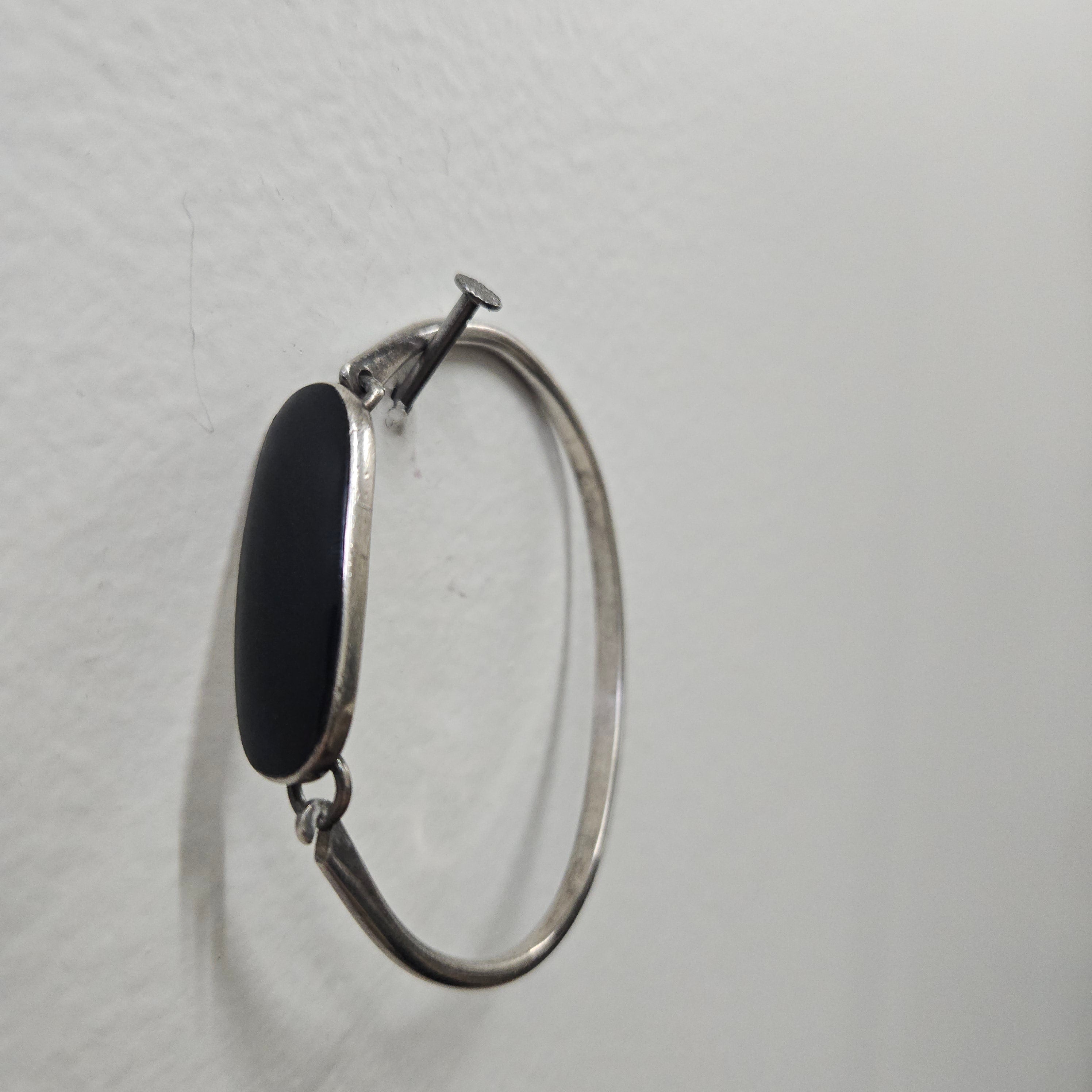 Sterling Silver & Onyx Bracelet | Antique & Vintage | Moonee Ponds Antiques | Australia Wide Delivery