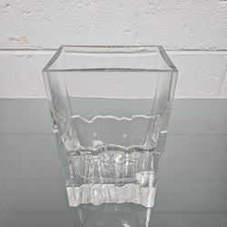 Ilttala Finland Tapio Wirkkala Clear Glass Vase | Antique & Vintage | Moonee Ponds Antiques | Australia Wide Delivery