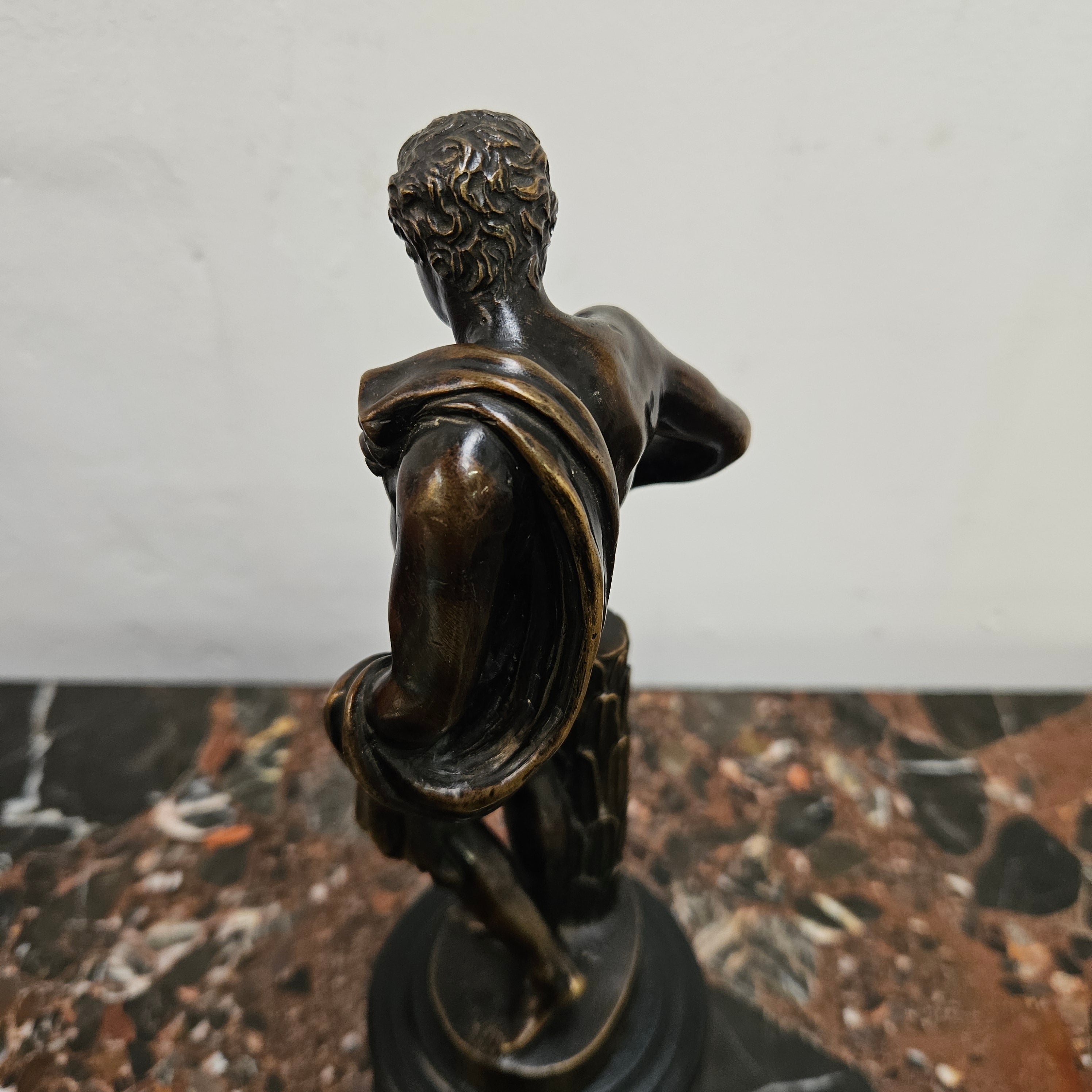 French 19th Century Bronze Of Antinous On Base | Antique & Vintage | Moonee Ponds Antiques | Australia Wide