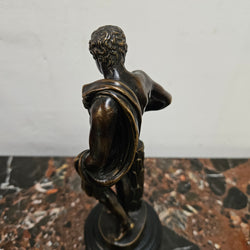 French 19th Century Bronze Of Antinous On Base | Antique & Vintage | Moonee Ponds Antiques | Australia Wide Delivery