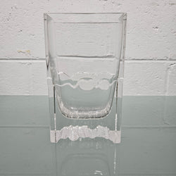 Ilttala Finland Tapio Wirkkala Clear Glass Vase | Antique & Vintage | Moonee Ponds Antiques | Australia Wide Delivery