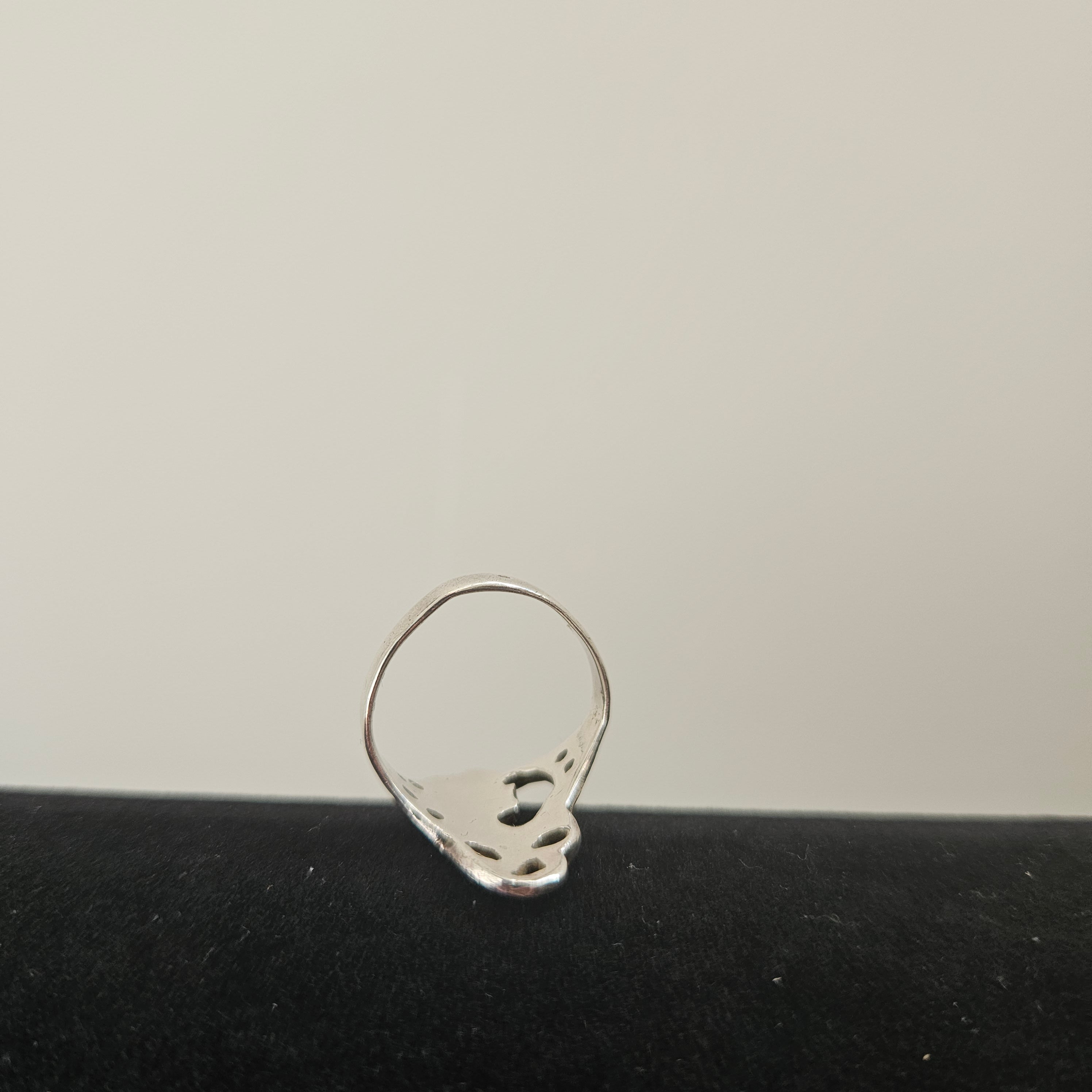 Vintage Sterling Silver Art Nouveau Style Ring
