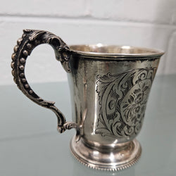 Engraved Sterling Silver Cup | Antique & Vintage | Moonee Ponds Antiques | Australia Wide Delivery