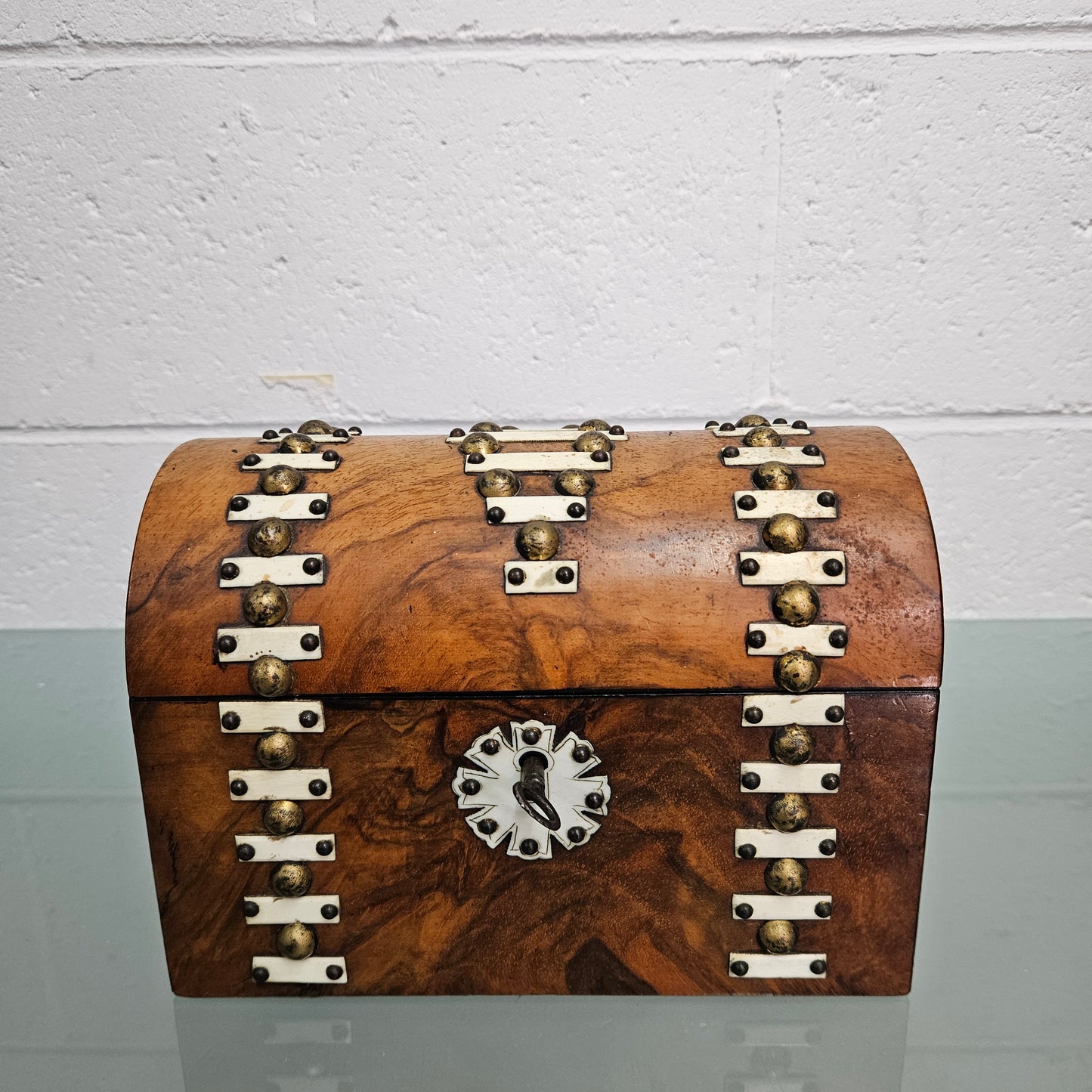 Victorian Walnut Stationary Box