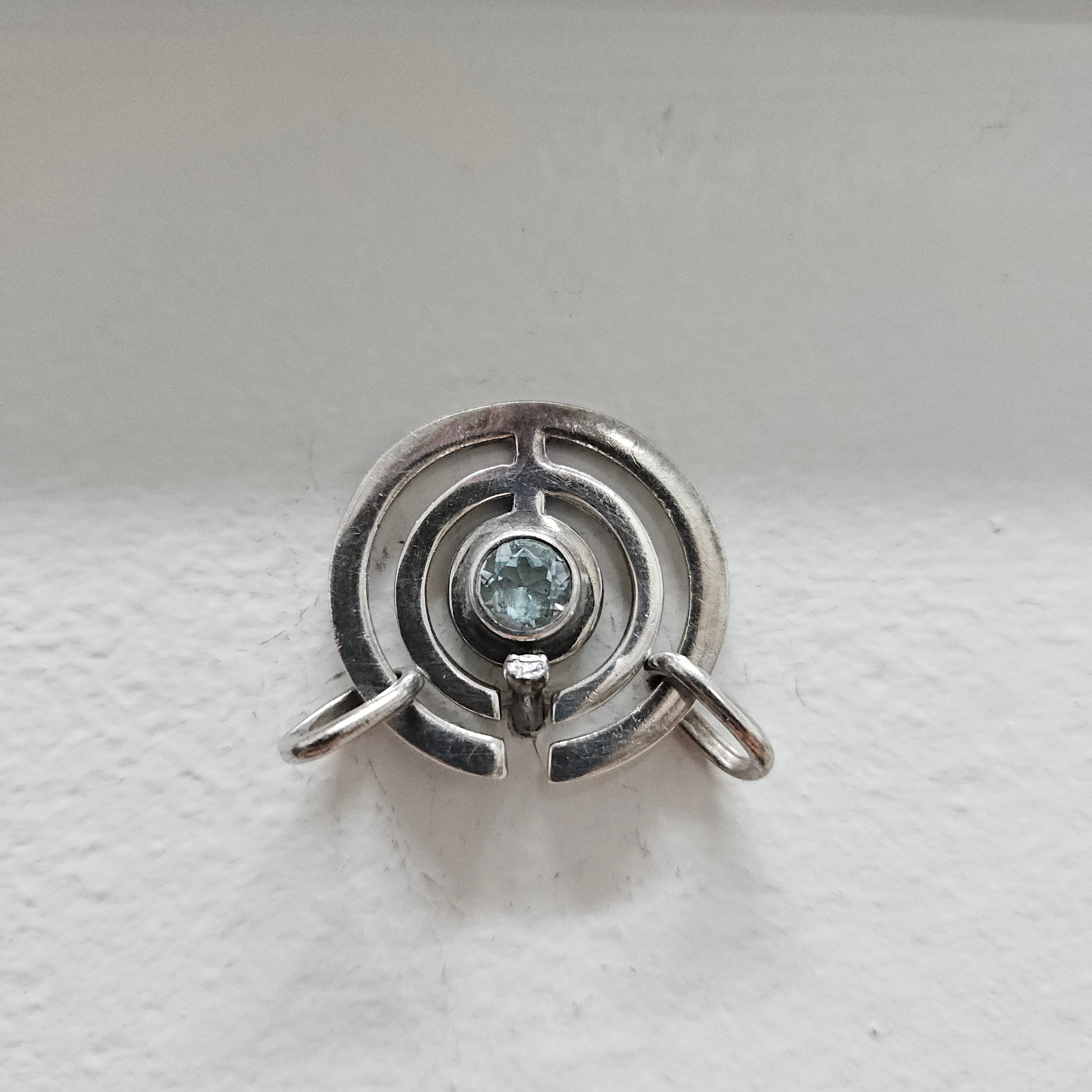 Sterling Silver Scandinavian Design Pendant | Antique & Vintage | Moonee Ponds Antiques | Australia Wide Delivery