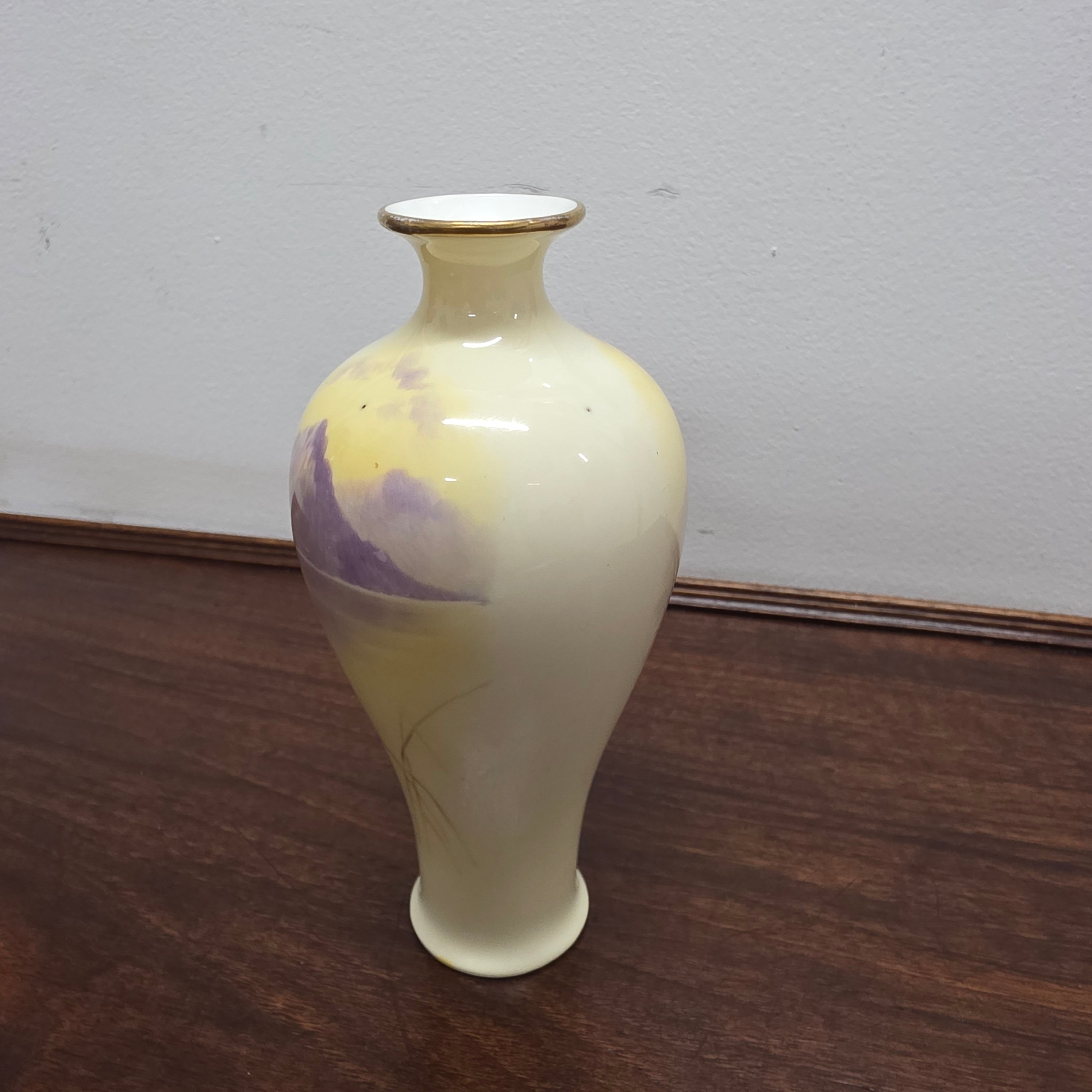 Beautifully Hand Painted Cauldon Vase | Antique & Vintage | Moonee Ponds Antiques | Australia Wide Delivery
