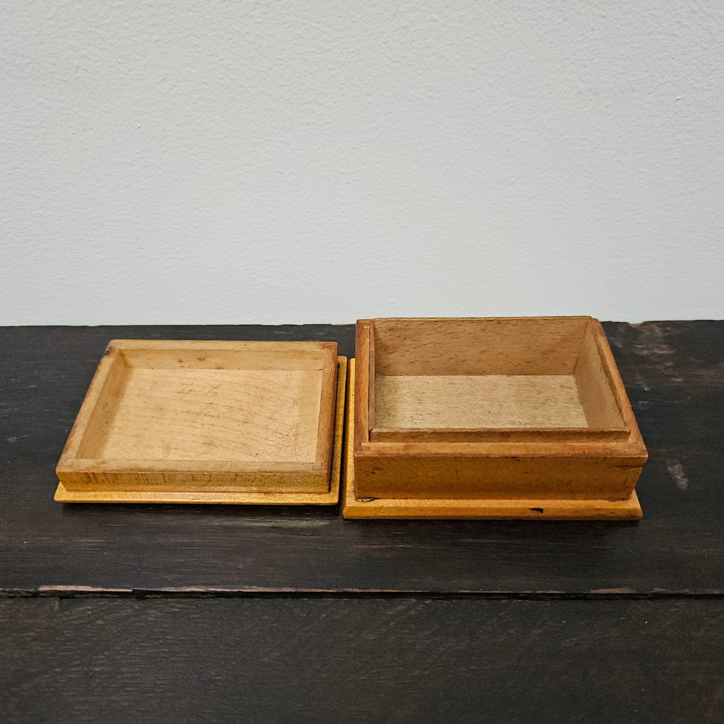 Mauchline Ware Lidded Wooden Trinket Box | Antique & Vintage | Moonee Ponds Antiques | Australia Wide Delivery