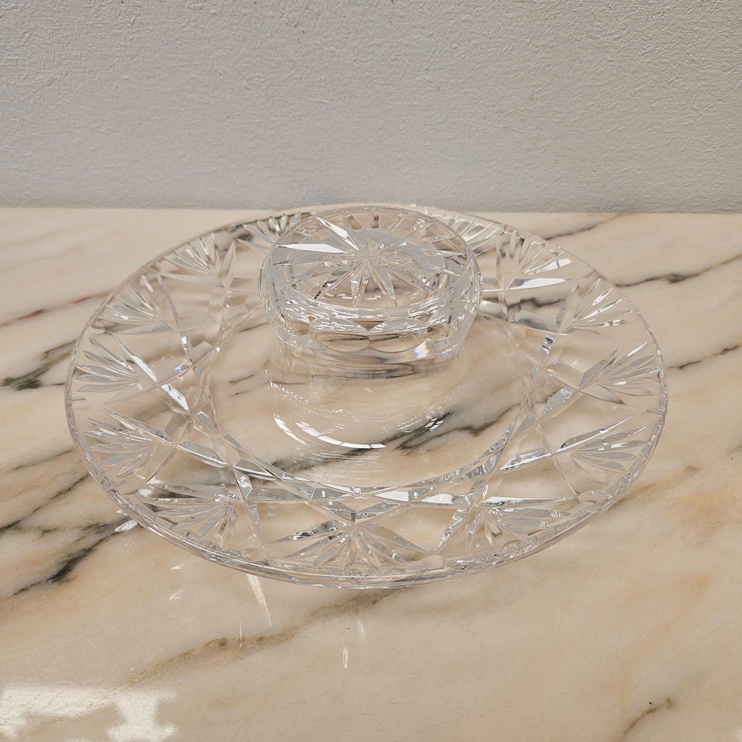 Vintage Hand Cut Crystal Posy Vase