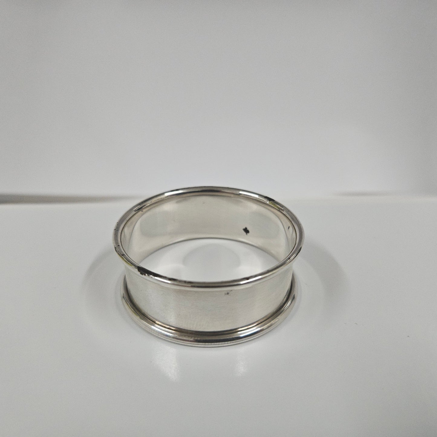 Vintage Sterling Silver Plain Serviette Ring