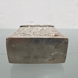 Decorative Vintage Asian Silver Trinket Box