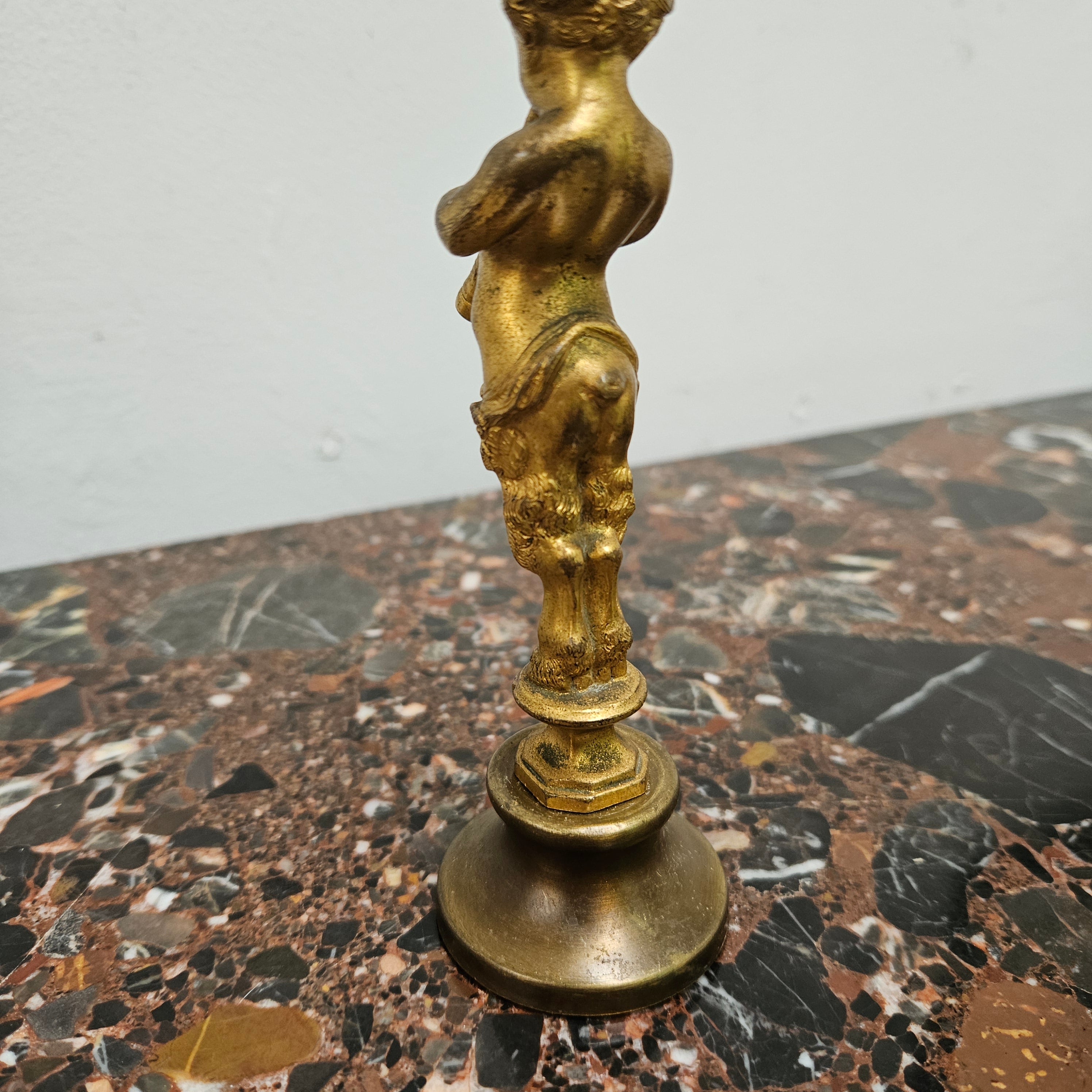 Antique Gilt Bronze Pan Desk Paperweight | Antique & Vintage | Moonee Ponds Antiques | Australia Wide Delivery