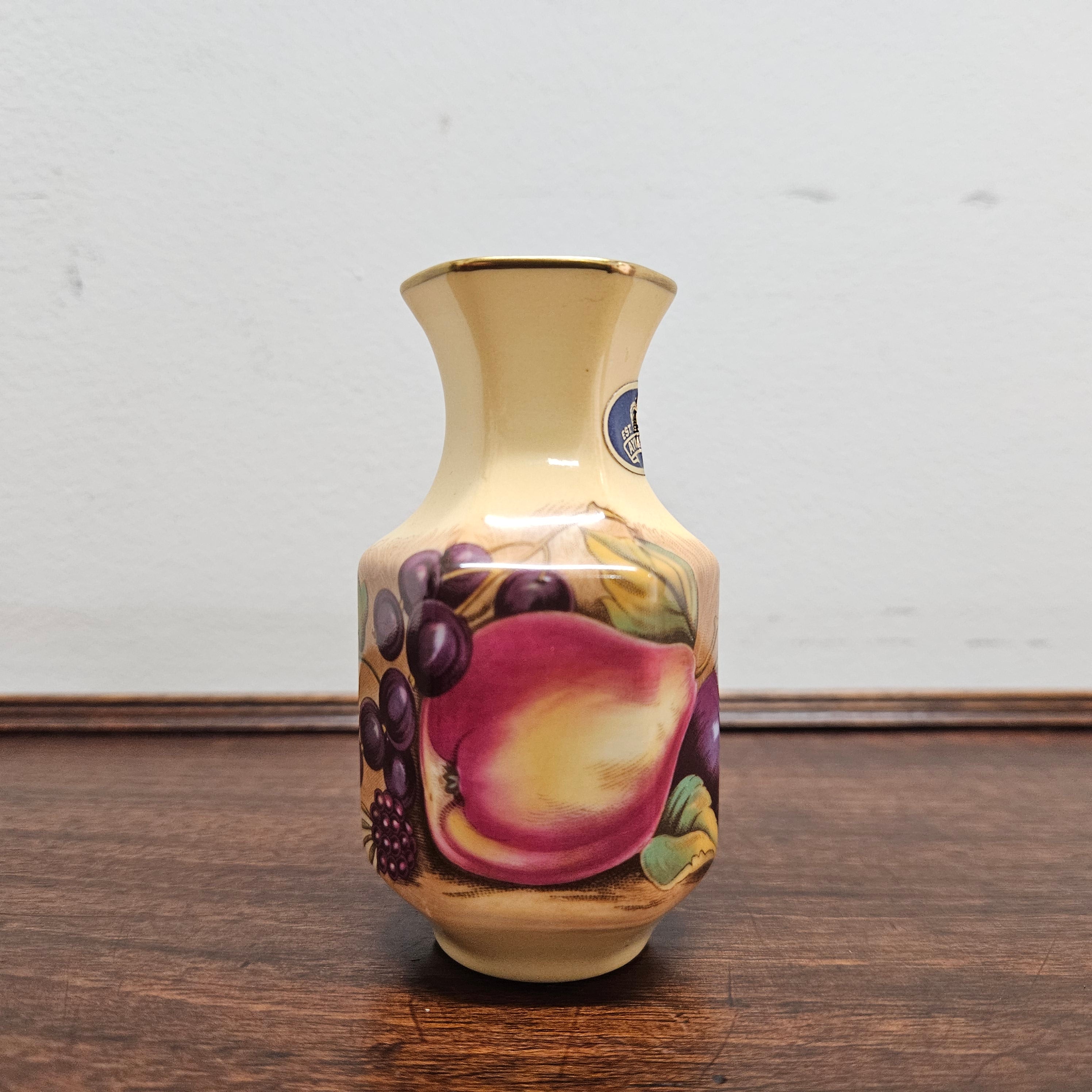 Aynsley Orchard Miniature Vase | Antique & Vintage | Moonee Ponds Antiques | Australia Wide