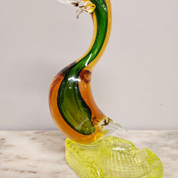 Vintage Murano Glass Duck Ashtray