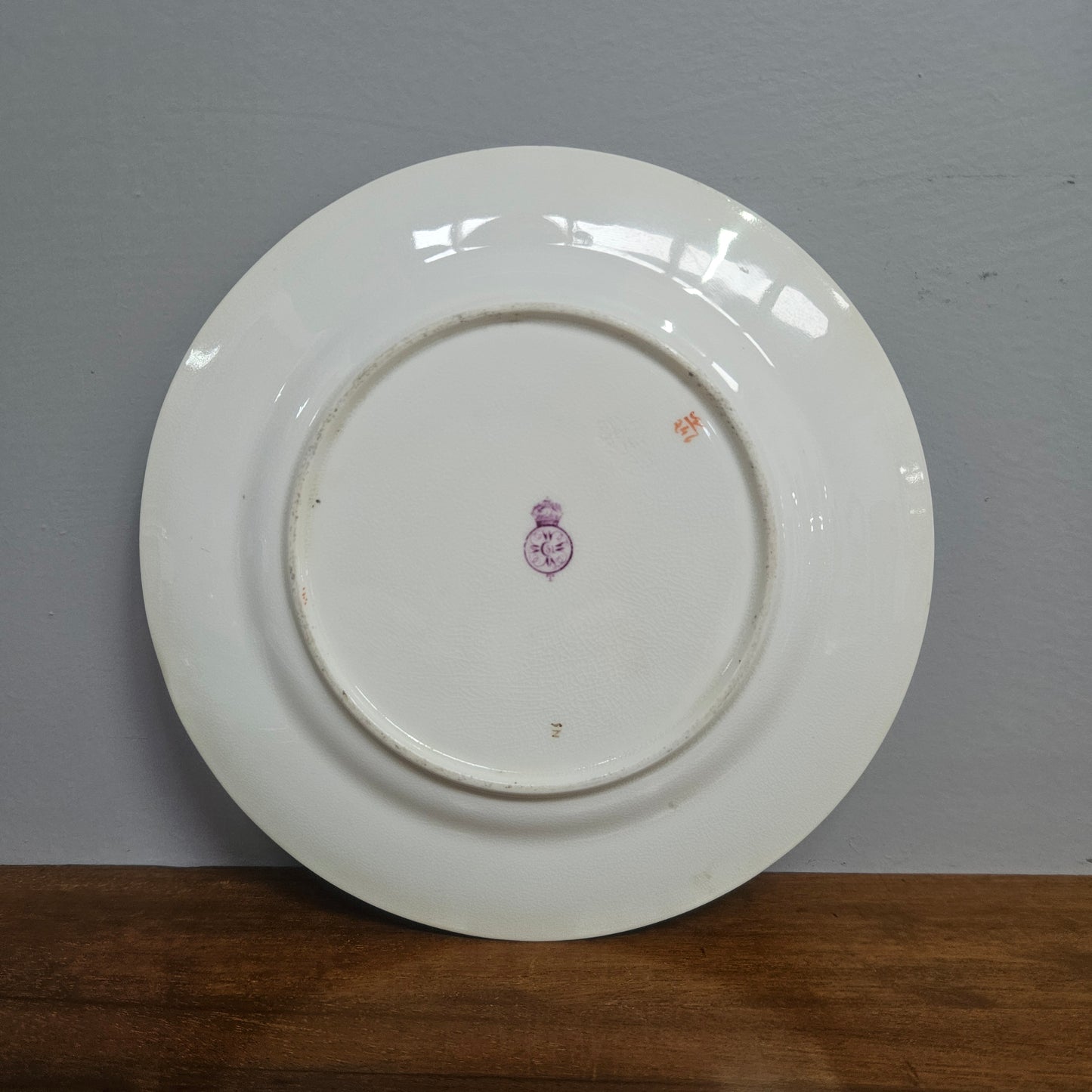 Set 6 Antique Royal Worcester Hand Painted & Gilded Plates