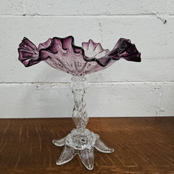 Vintage Amethyst Glass Comport | Antique & Vintage | Moonee Ponds Antiques | Australia Wide Delivery