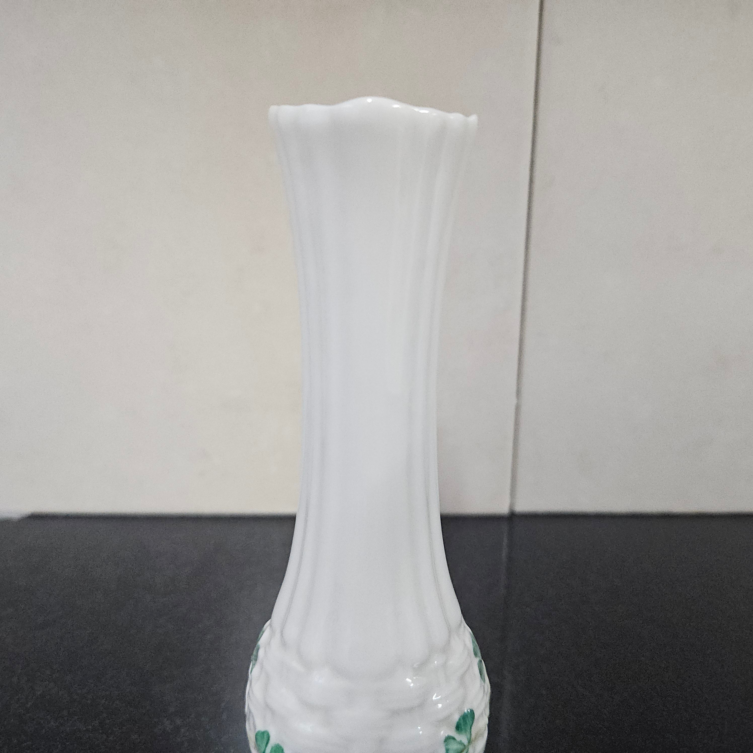 Belleek Elongated Small Vase | Antique & Vintage | Moonee Ponds Antiques | Australia Wide Delivery