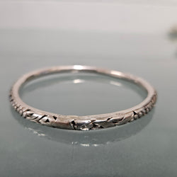 Antique Decorated And Pierced Silver Bangle | Antique & Vintage | Moonee Ponds Antiques | Australia Wide Delivery