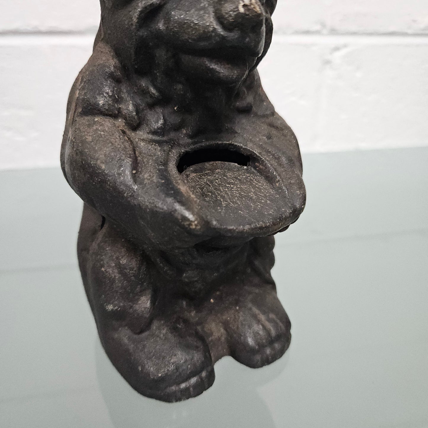 Vintage Cast Iron Bear Money Box