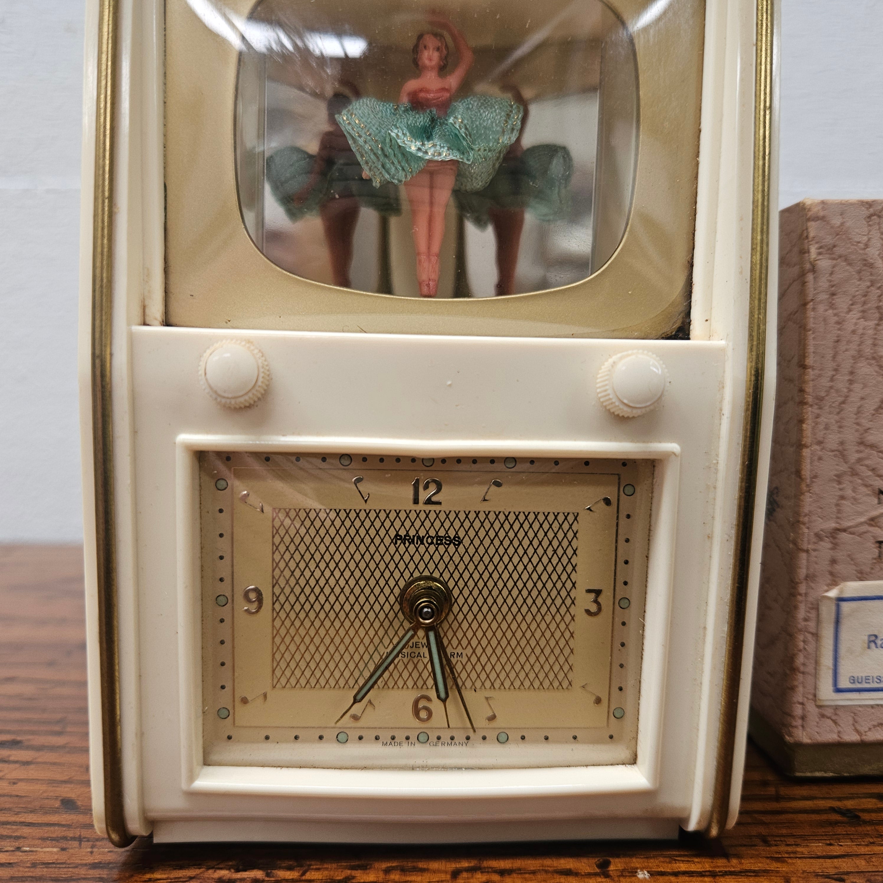 Rare Musical Dancing Ballerina Clock | Antique & Vintage | Moonee Ponds Antiques | Australia Wide Delivery