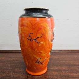 Vintage Satsuma Hand Painted Vase