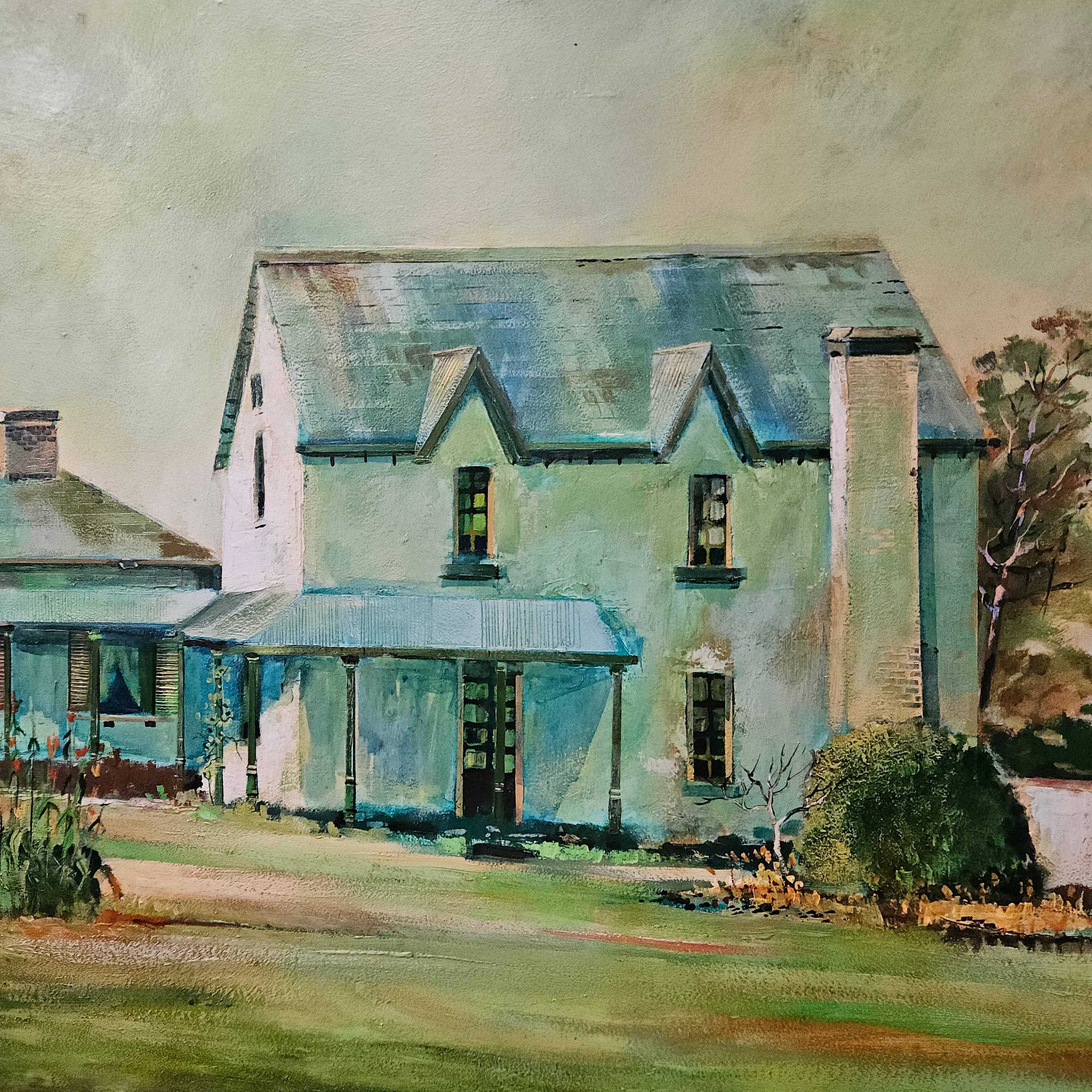 C.R Johnson Framed Oil on Board Painting | Antique & Vintage | Moonee Ponds Antiques | Australia Wide Delivery