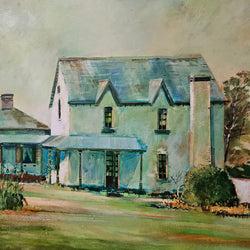 C.R Johnson Framed Oil on Board Painting | Antique & Vintage | Moonee Ponds Antiques | Australia Wide Delivery