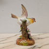 Finch Bird Figurine Crown Staffordshire Signed J T Jones | Antique & Vintage | Moonee Ponds Antiques | Australia Wide Delivery