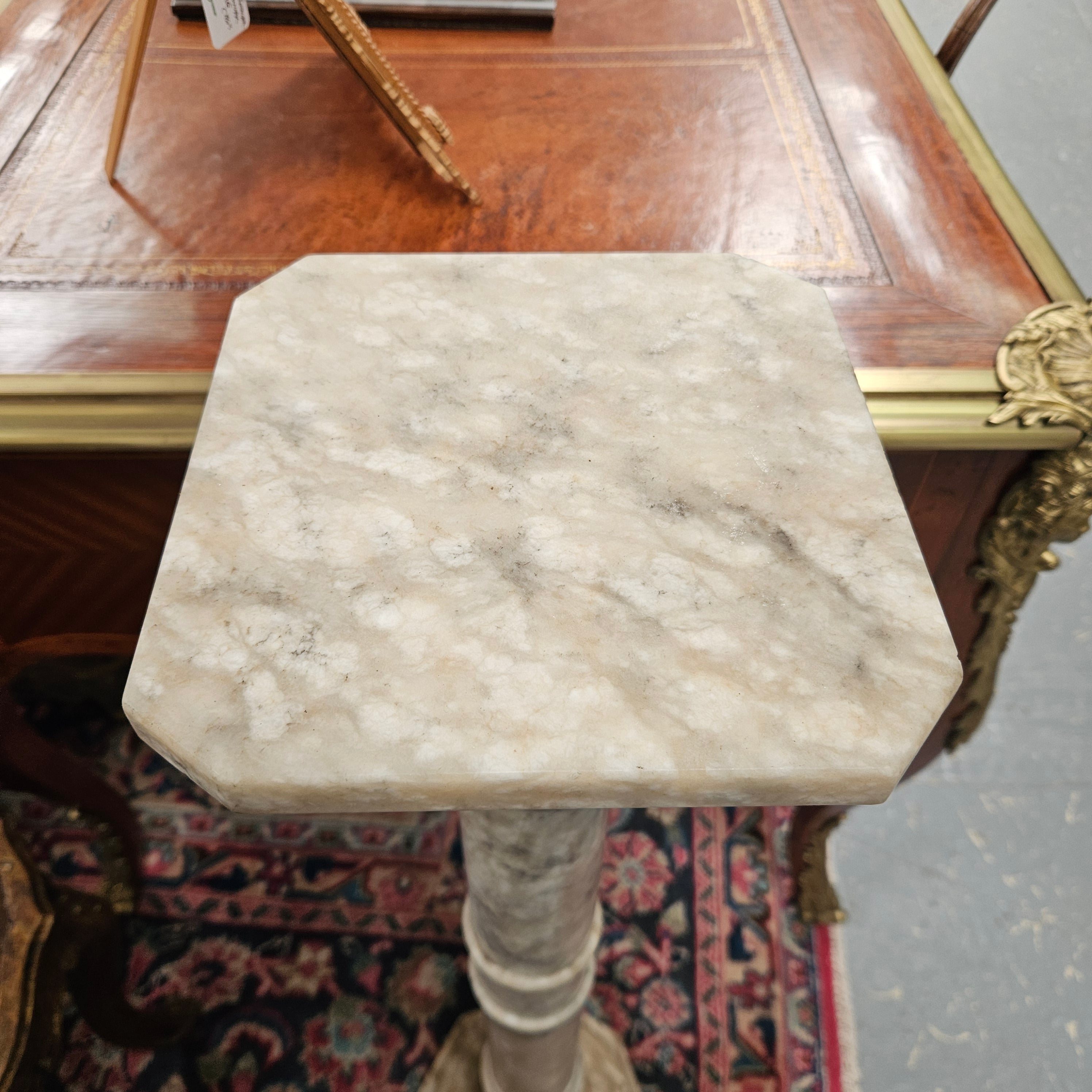 Vintage Marble Column Pedestal