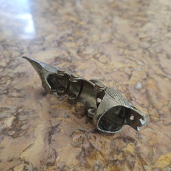 Vintage Silver Metal Gothic Full Finger Claw Ring/Pendant | Antique & Vintage | Moonee Ponds Antiques | Australia Wide Delivery