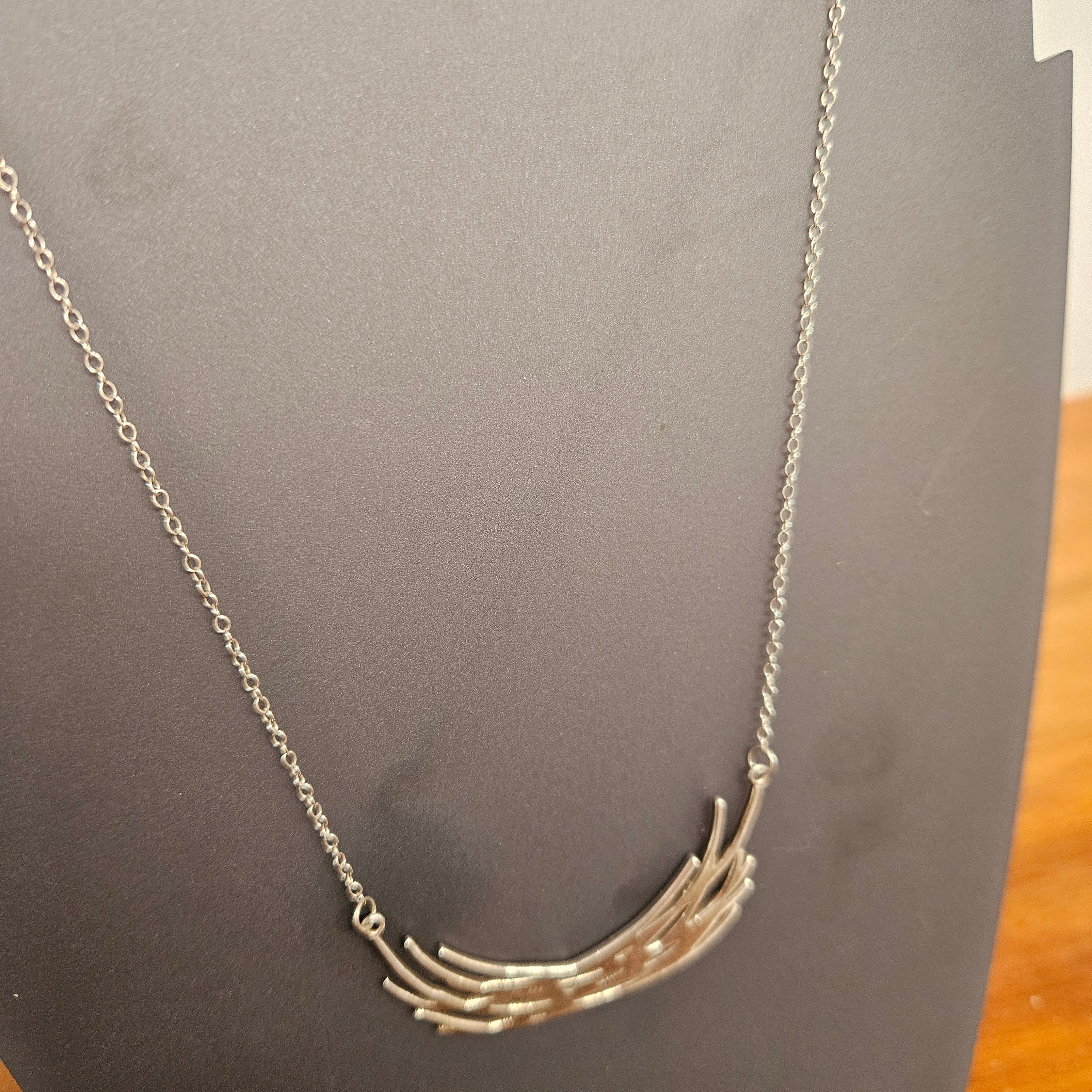 Sterling Silver Sculptural Organic Design Necklace | Antique & Vintage | Moonee Ponds Antiques | Australia Wide