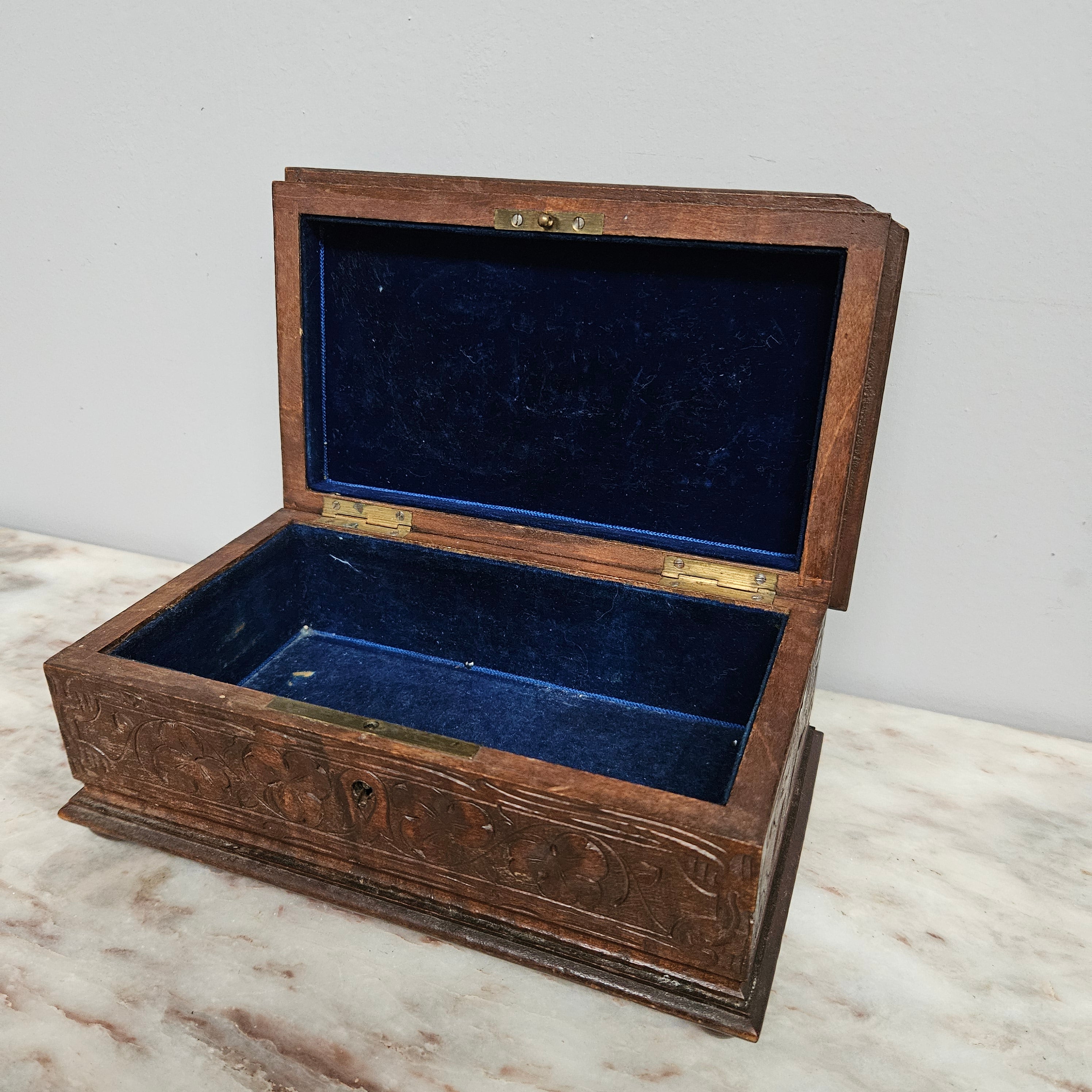 Antique Black Forest Hand Carved Trinket/Jewellery Box | Antique & Vintage | Moonee Ponds Antiques | Australia Wide Delivery