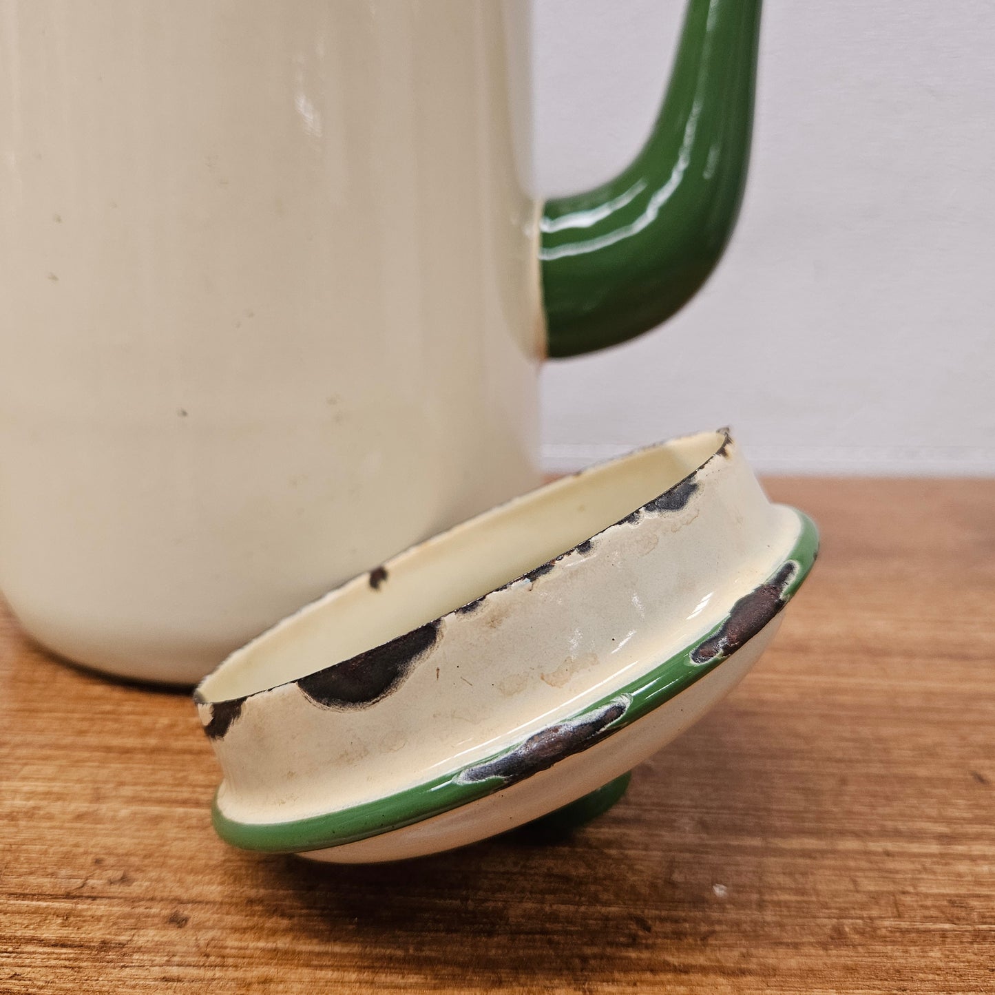 Vintage Enamel Teapot