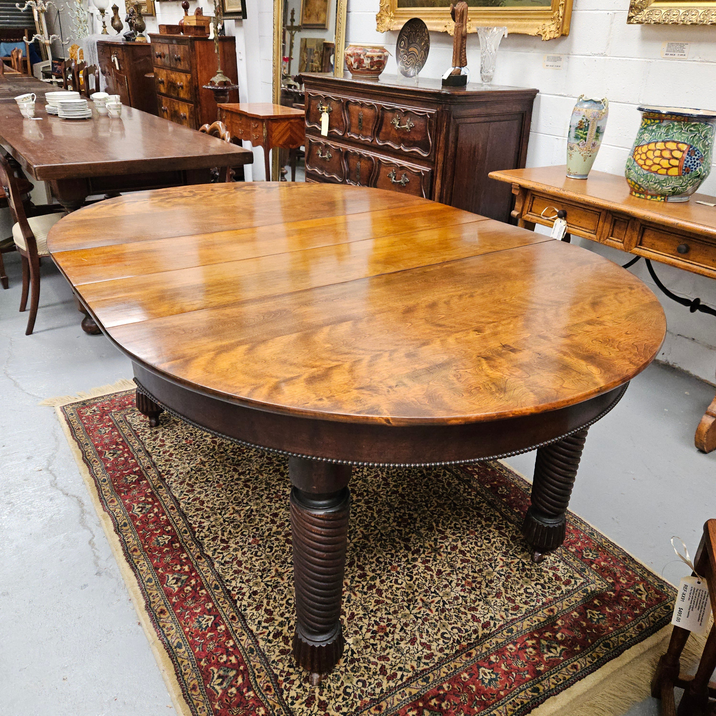 Queensland Coachwood Extension Table | Antique & Vintage | Moonee Ponds Antiques | Australia Wide Delivery
