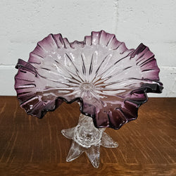 Vintage Amethyst Glass Comport | Antique & Vintage | Moonee Ponds Antiques | Australia Wide Delivery