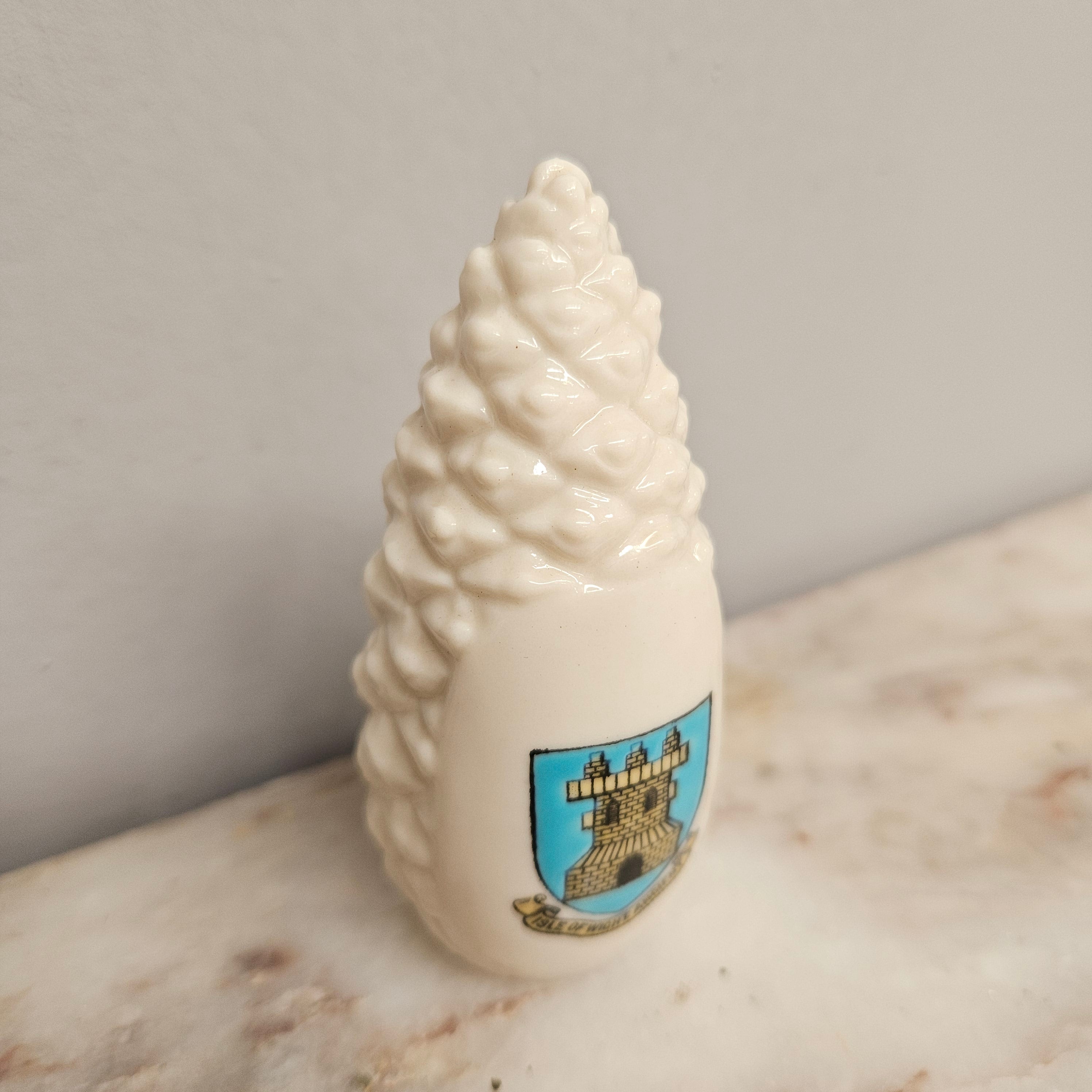 W.H.Goss Crested China Pinecone | Antique & Vintage | Moonee Ponds Antiques | Australia Wide Delivery