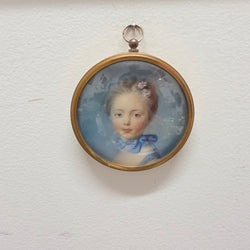 Vintage Gilt Framed Miniature Print With Convex Glass | Antique & Vintage | Moonee Ponds Antiques | Australia Wide Delivery
