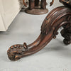 Victorian Marble Top & Carved Walnut Base Occasional Table | Antique & Vintage | Moonee Ponds Antiques | Australia Wide Delivery