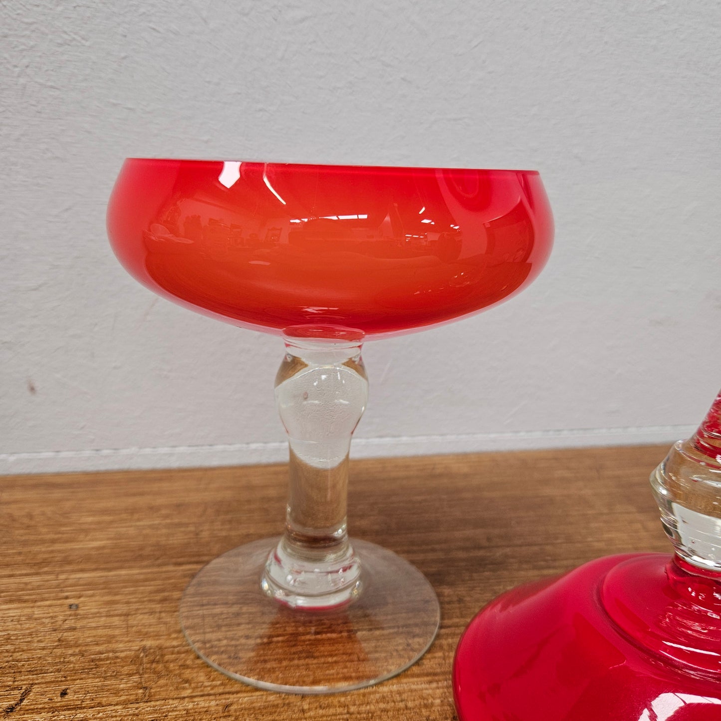 Mid-Century Modern Glass Candy Dish