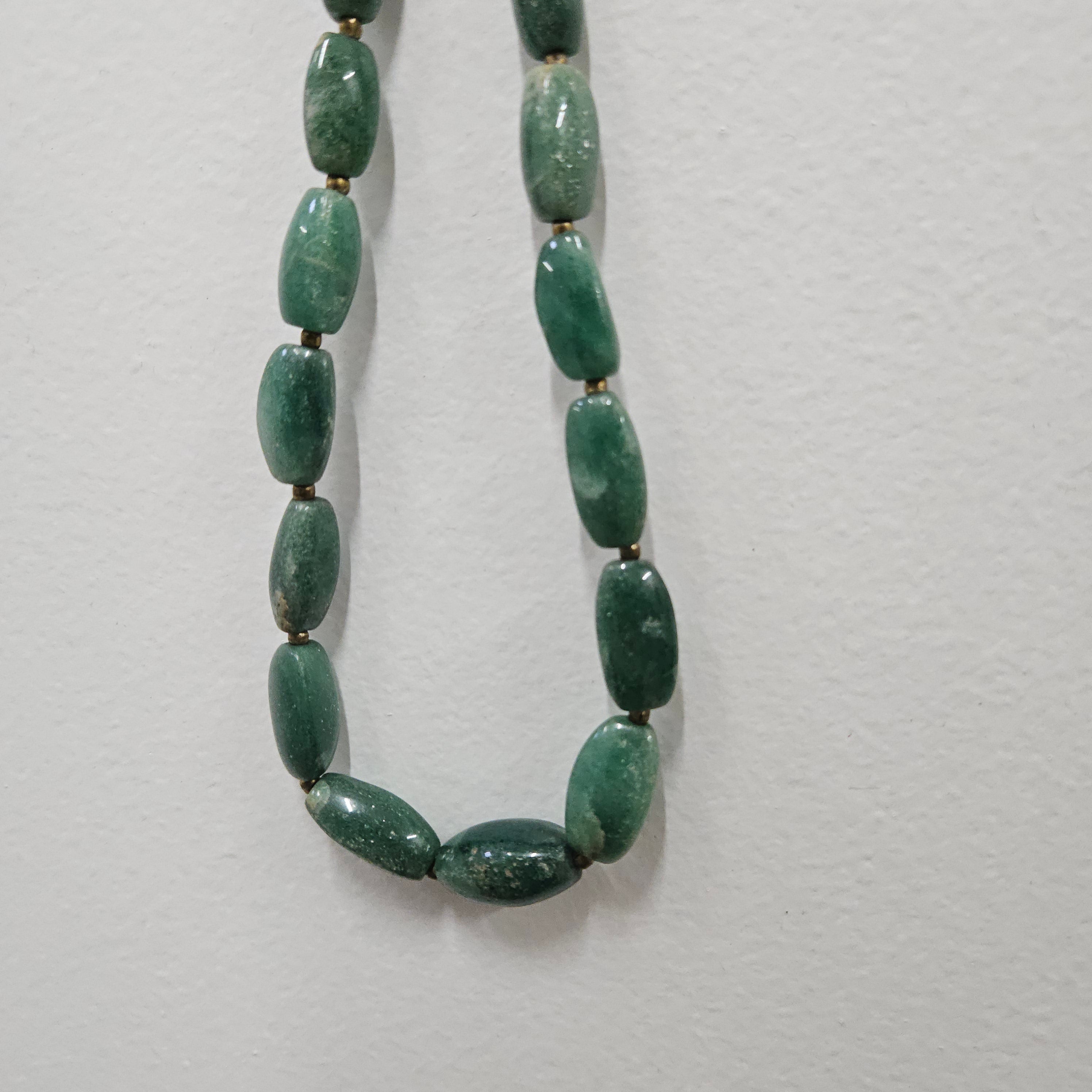 Vintage Aventurine Jade Necklace | Antique & Vintage | Moonee Ponds Antiques | Australia Wide Delivery