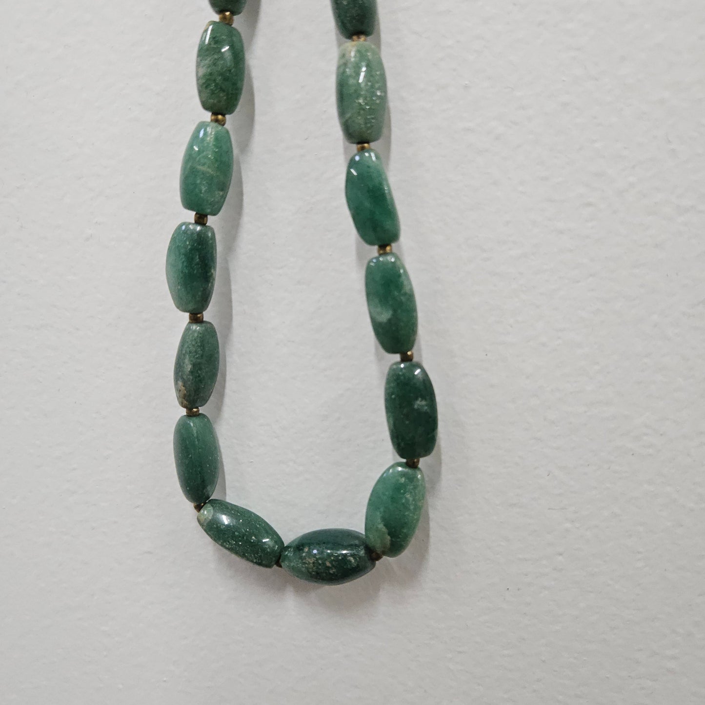 Vintage Aventurine Jade Necklace